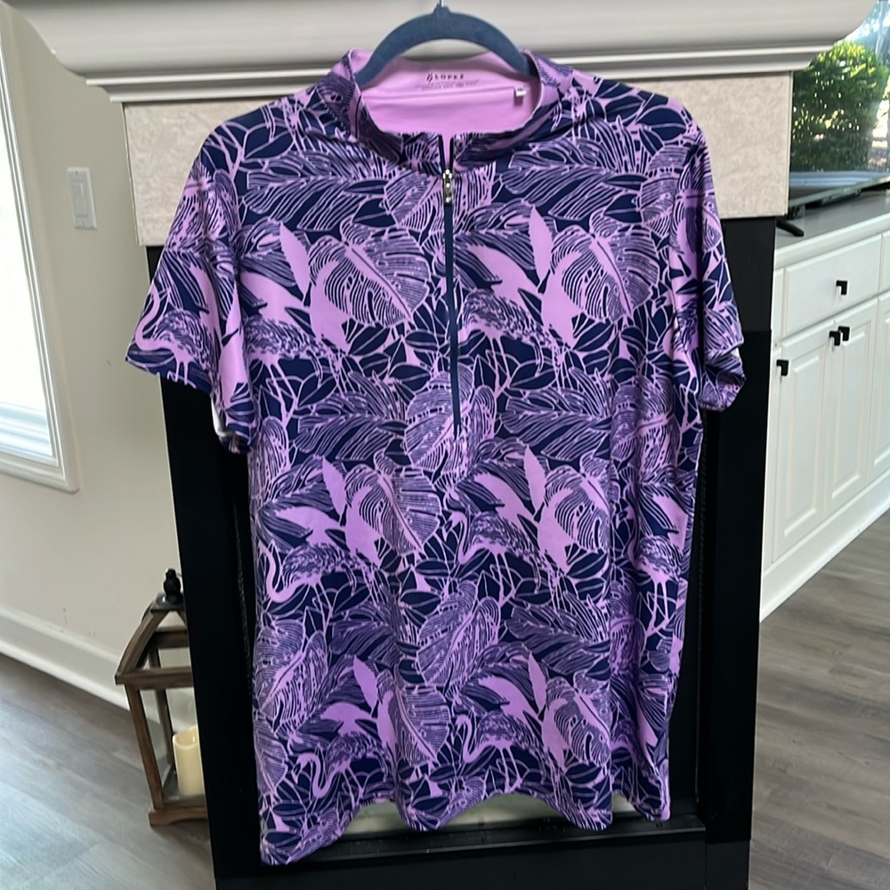 Nancy Lopez Women’s Golf Shirt Size 1X